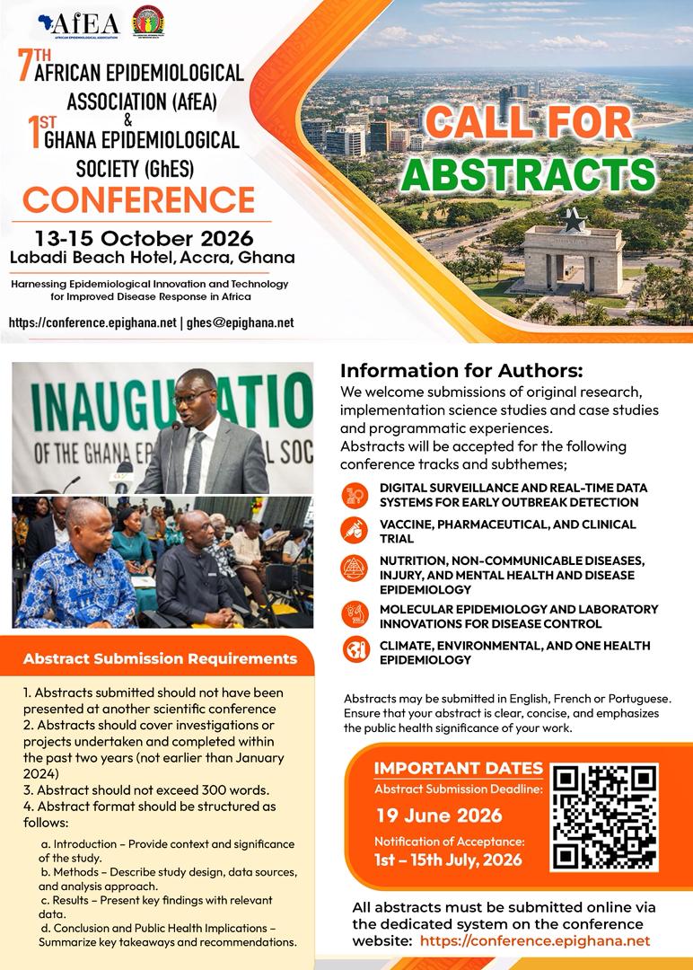 7th African Epidemiology Association and 1st Ghana Epidemiological  Society Conference